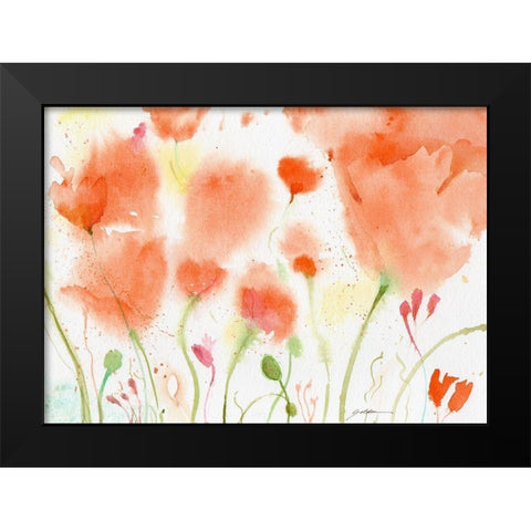 California Dreaming Black Modern Wood Framed Art Print by Golden, Sheila