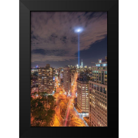 Rooftop Break Black Modern Wood Framed Art Print by Getty, Bruce