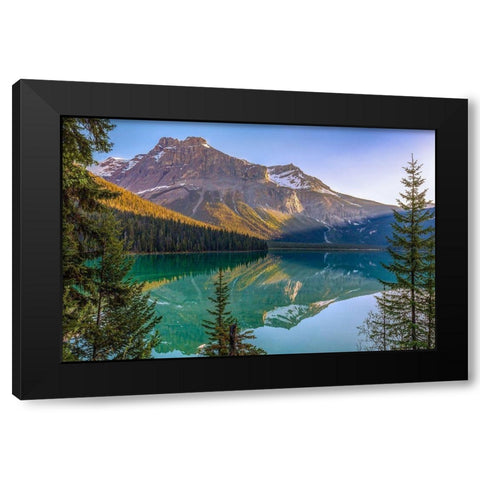 Eternal Black Modern Wood Framed Art Print by Gordon, Dave