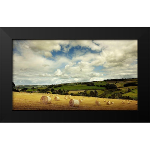 Summer Time Black Modern Wood Framed Art Print by Goncalves, Adelino