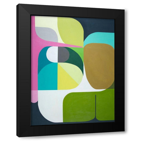 Journey Black Modern Wood Framed Art Print with Double Matting by Griese, Marion