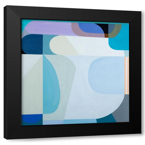 Winter Sun Black Modern Wood Framed Art Print with Double Matting by Griese, Marion