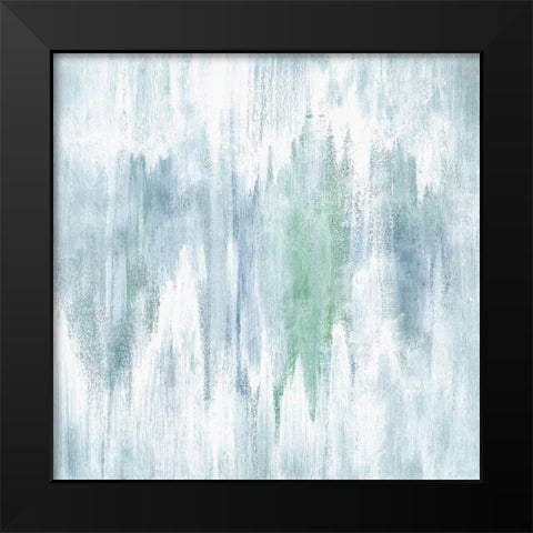 Ocean Mist Black Modern Wood Framed Art Print by Greenberg, Ilana