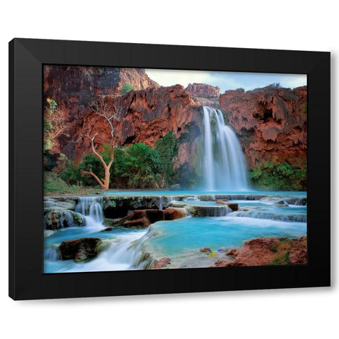 Havasu Before Flood Black Modern Wood Framed Art Print with Double Matting by Gavrilis, John