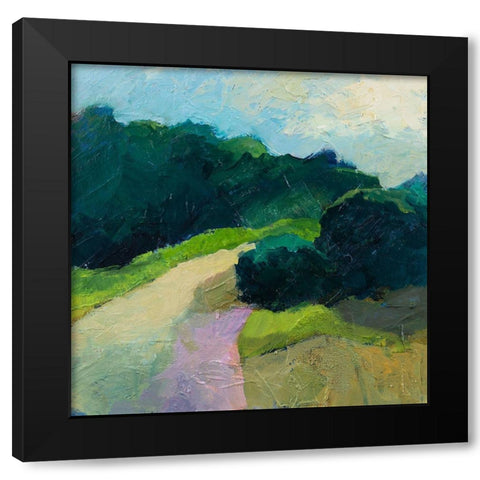 A Different Day-a Different Walk Black Modern Wood Framed Art Print by Gordon, Toby