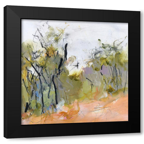 Fire Trail to Hanging Rock Black Modern Wood Framed Art Print with Double Matting by Gordon, Ann