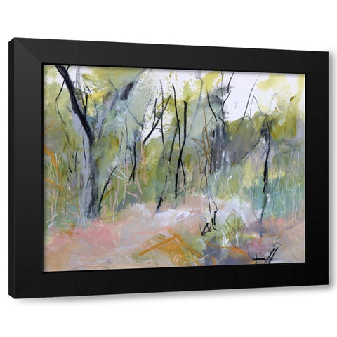 Melaleuca Clearing, Loftus Black Modern Wood Framed Art Print by Gordon, Ann