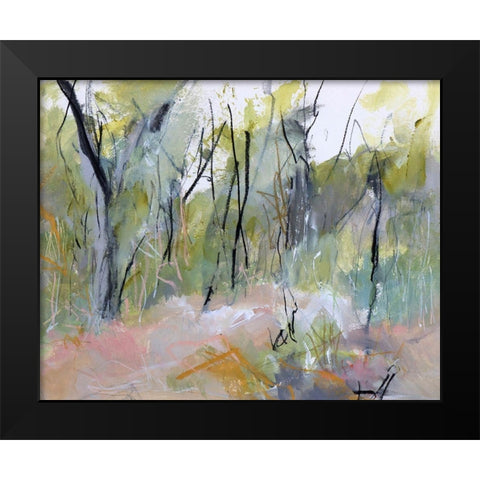 Melaleuca Clearing, Loftus Black Modern Wood Framed Art Print by Gordon, Ann