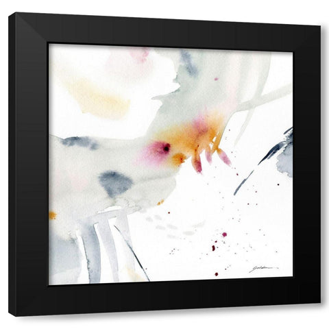 Exploration Black Modern Wood Framed Art Print with Double Matting by Golden, Sheila