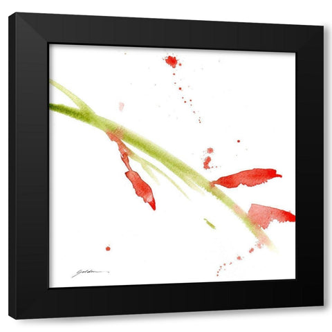 New Beginnings Black Modern Wood Framed Art Print with Double Matting by Golden, Sheila