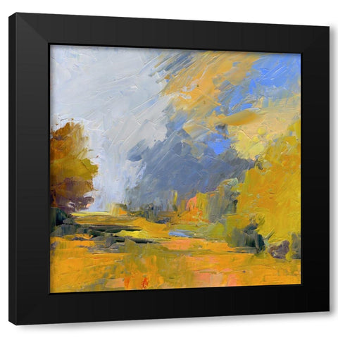 Changes Black Modern Wood Framed Art Print by Gordon, Toby