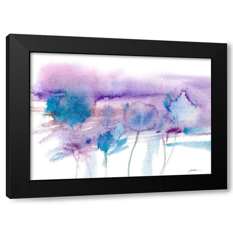 Wind Impressions Black Modern Wood Framed Art Print with Double Matting by Golden, Sheila