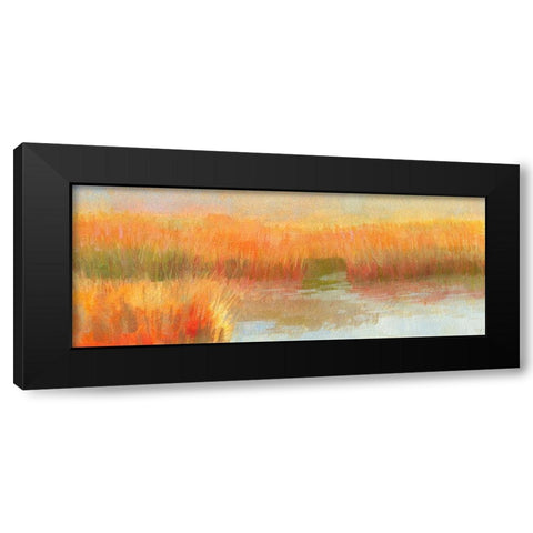 Salt Marsh Light Black Modern Wood Framed Art Print with Double Matting by Gould, Laura Graham