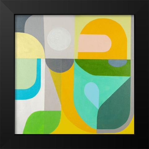 Horizon Black Modern Wood Framed Art Print by Griese, Marion