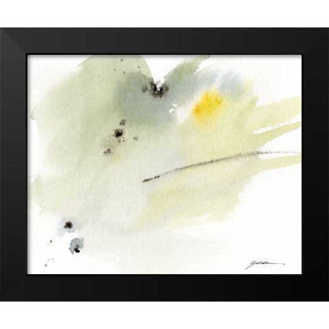 Illumination Black Modern Wood Framed Art Print by Golden, Sheila