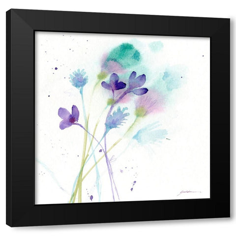 Quiet Before The Storm Black Modern Wood Framed Art Print by Golden, Sheila