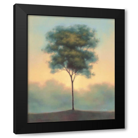 Solitude I Black Modern Wood Framed Art Print by Gams, Darlou