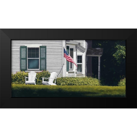 Summer Day Black Modern Wood Framed Art Print by Gobin, Carol