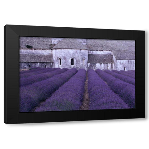 Lavender Abbey Black Modern Wood Framed Art Print by Gawlowski, Greg