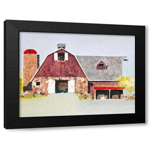 Barn No. 2 Black Modern Wood Framed Art Print with Double Matting by Grant, Anthony