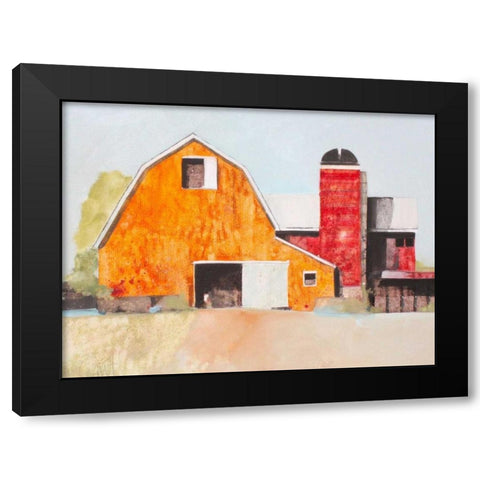 Barn No. 3 Black Modern Wood Framed Art Print with Double Matting by Grant, Anthony