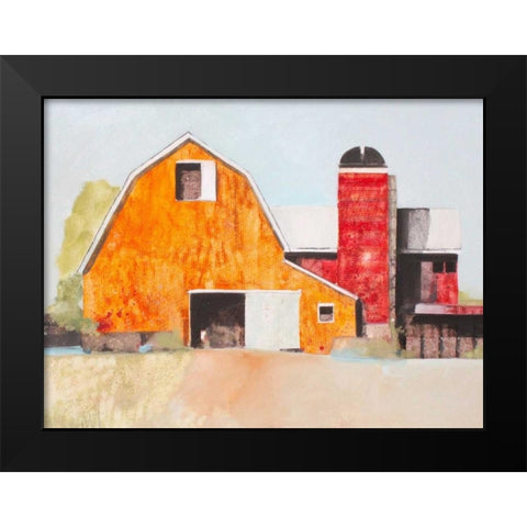 Barn No. 3 Black Modern Wood Framed Art Print by Grant, Anthony
