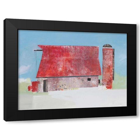 Barn No. 36 Black Modern Wood Framed Art Print with Double Matting by Grant, Anthony