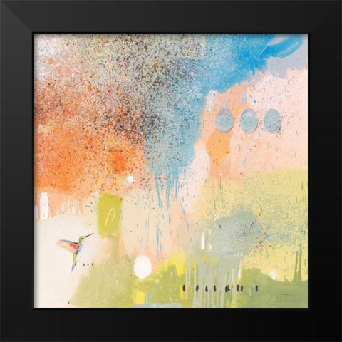 Hummingbird at Home 1 Black Modern Wood Framed Art Print by Grant, Anthony