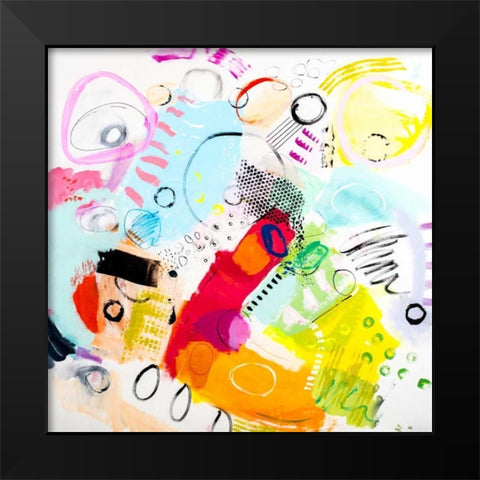 Silver Lake Series #6 Black Modern Wood Framed Art Print by Greene, Serene