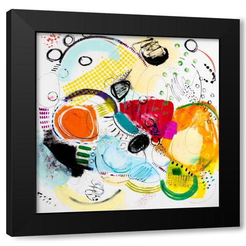 Silver Lake Series #2 Black Modern Wood Framed Art Print with Double Matting by Greene, Serene