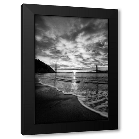 Beacon Black Modern Wood Framed Art Print by Gordon, Dave
