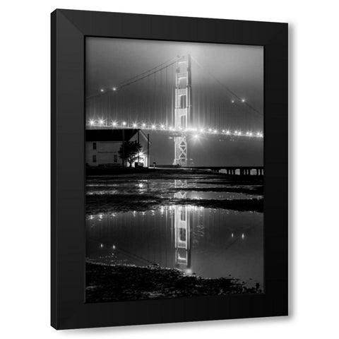 Emulate Black Modern Wood Framed Art Print with Double Matting by Gordon, Dave