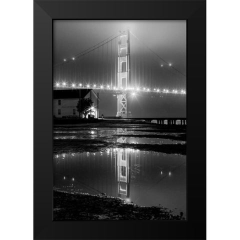 Emulate Black Modern Wood Framed Art Print by Gordon, Dave
