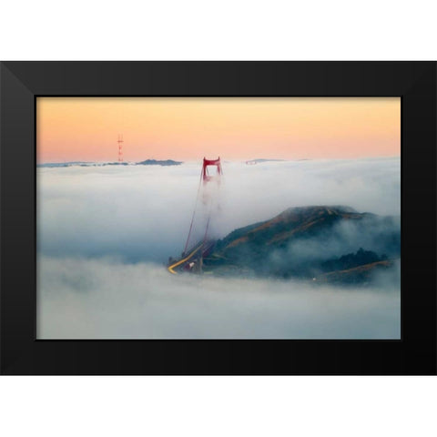 Breakthrough Black Modern Wood Framed Art Print by Gordon, Dave