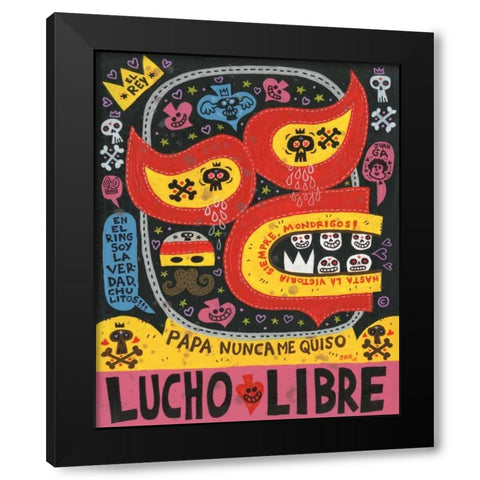 El Fuerte Black Modern Wood Framed Art Print by Gutierrez, Jorge R.