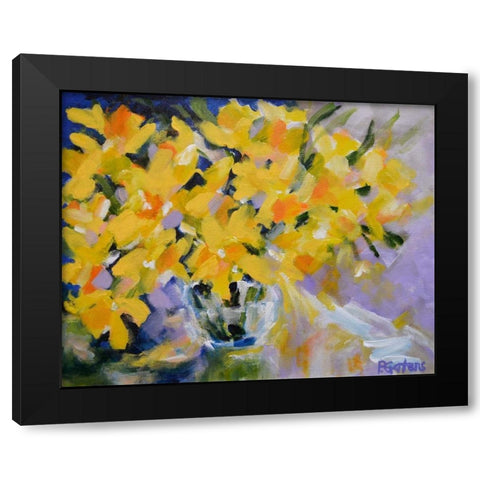 The Golden Hour Black Modern Wood Framed Art Print with Double Matting by Gatens, Pamela