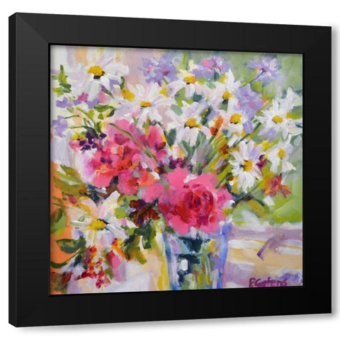 Wake Up Easy Black Modern Wood Framed Art Print by Gatens, Pamela