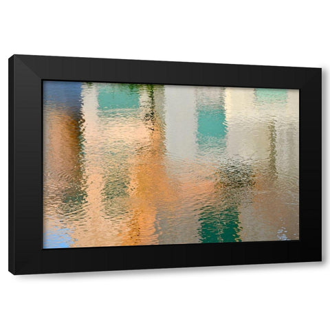 Reflection on the Iowa River No. 2 Black Modern Wood Framed Art Print with Double Matting by Gonzalez, Ulpi