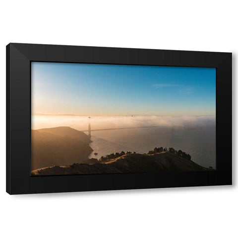 Amazing Light Black Modern Wood Framed Art Print by Getty, Bruce