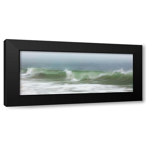 Surfside Beach in Fog Black Modern Wood Framed Art Print by Gendreau, Katherine