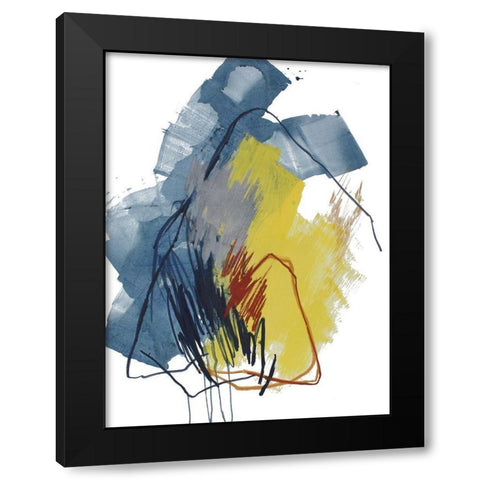 Fall of 2016 No. 1 Black Modern Wood Framed Art Print with Double Matting by Guo, Ying