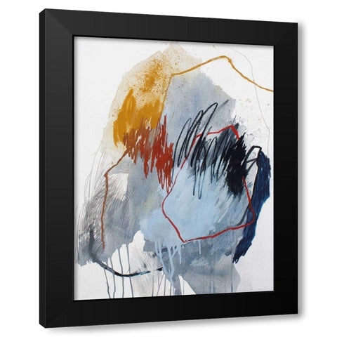 Fall of 2016 No. 5 Black Modern Wood Framed Art Print by Guo, Ying