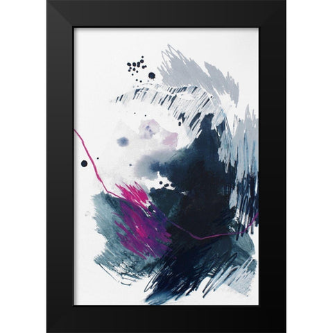 Spell and Gaze No. 1 Black Modern Wood Framed Art Print by Guo, Ying