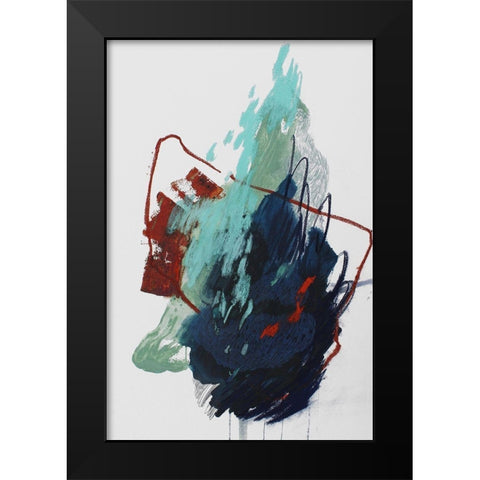 The Summer No. 4 Black Modern Wood Framed Art Print by Guo, Ying