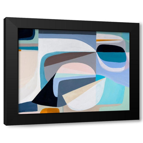 Drift Black Modern Wood Framed Art Print with Double Matting by Griese, Marion