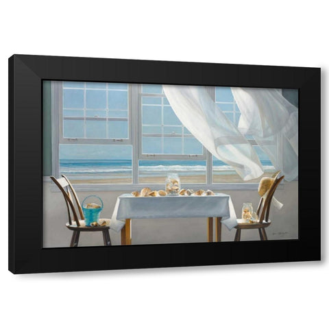 The Shell Collectors Black Modern Wood Framed Art Print with Double Matting by Hollingsworth, Karen