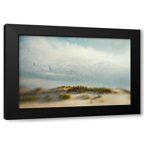 Dunes 1 Black Modern Wood Framed Art Print with Double Matting by Hanna, Dawn D.