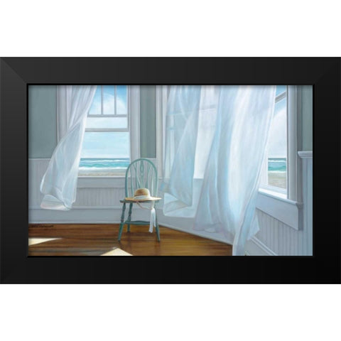 Intention Black Modern Wood Framed Art Print by Hollingsworth, Karen