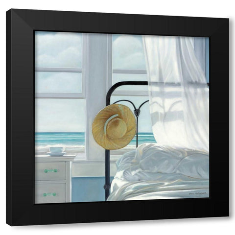 Sand in the Sheets Black Modern Wood Framed Art Print with Double Matting by Hollingsworth, Karen