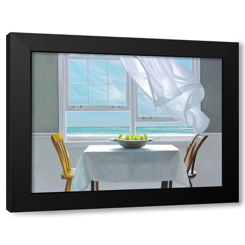 Meditation Black Modern Wood Framed Art Print with Double Matting by Hollingsworth, Karen